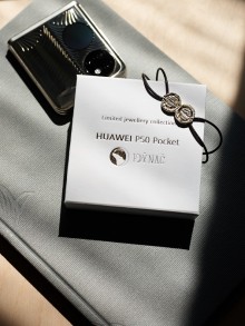 Ювелирная коллекция, вдохновленная смартфоном Huawei P50 Pocket Premium Edition